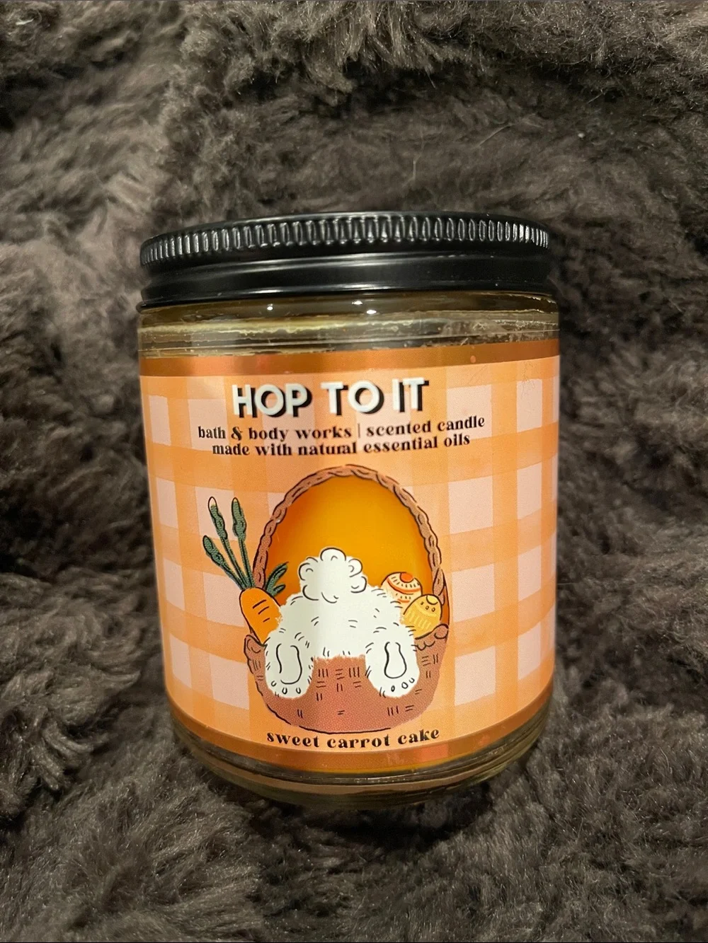 New sweet carrot cake bath and body works single wick discontinued candle NWT